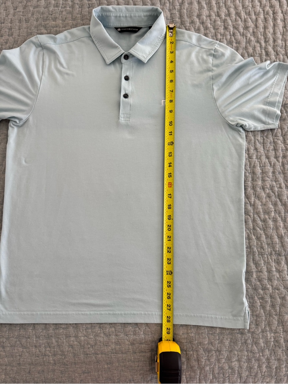 Travis Mathew Pale Blue Performance Polo - Picture 7 of 8